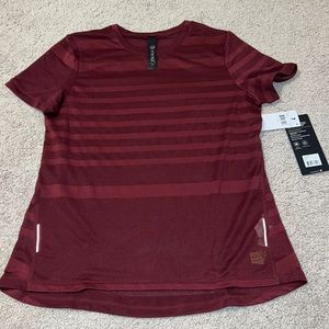 MPG Red Mesh Tee - Size Small